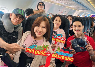 Vietjet khai trương đường bay giữa Đài Trung, Cao Hùng (Đài Loan,Trung Quốc) và Phú Quốc