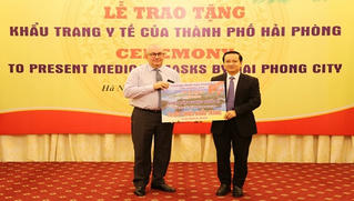 Hải Phòng tặng 1 triệu khẩu trang cho 10 nước trên thế giới