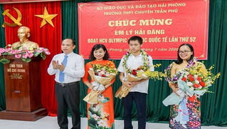 Hải Phòng: Chúc mừng nam sinh lọt tốp 5 Olympic Hóa học quốc tế