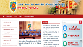Hải Phòng ra mắt trang thông tin điện tử Phổ biến giáo dục pháp luật