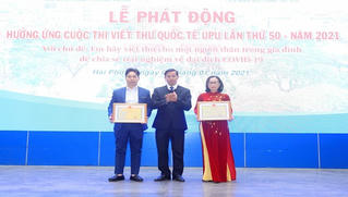Học sinh Hải Phòng viết thư UPU chia sẻ về đại dịch Covid-19