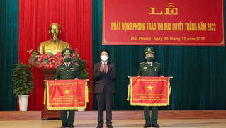Biên phòng Hải Phòng ký kết giao ước thi đua Quyết thắng năm 2022