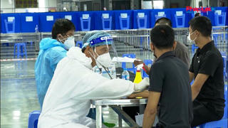 Bắc Giang ưu tiên tiêm vaccine phòng Covid-19 cho công nhân 