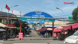 Phong tỏa toàn bộ chợ Long Biên vì ca F0 đến giao hàng 