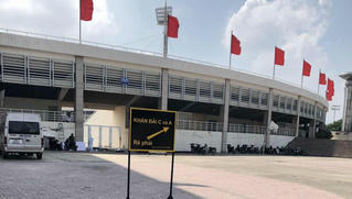 Sân vận động Mỹ Đình trước giờ bóng lăn trận ĐT Việt Nam - Malaysia 