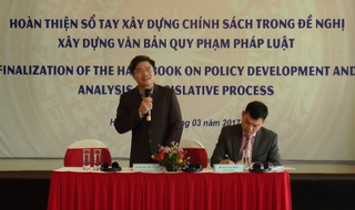 Sẽ có sổ tay trong việc xây dựng văn bản quy phạm pháp luật