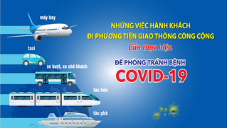 Những việc cần thực hiện đối với Hành khách đi phương tiện giao thông công cộng