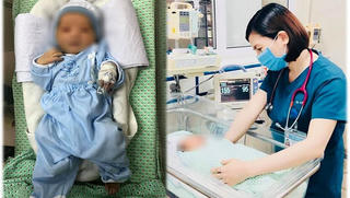 Cập nhật mới nhất tình hình sức khoẻ em bé bị bỏ rơi dưới hố ga