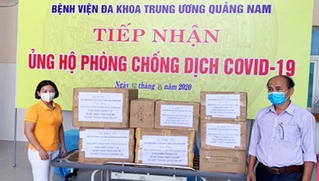 Dược phẩm Aikya Pharma, Mebiphar tiếp tục hỗ trợ vật tư y tế chống dịch Covid-19 tại Quảng Nam