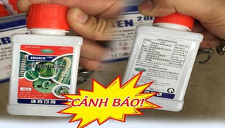 Bé trai 2 tuổi uống nhầm thuốc trừ sâu 
