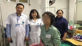 Phẫu thuật khối u tử cung nặng 3,6 kg cho người phụ nữ 37 tuổi