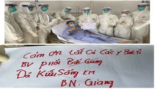 'Cảm ơn các bác sĩ BV Phổi đã cứu sống em'