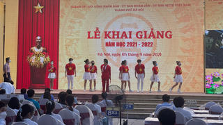 Sẵn sàng cho Lễ khai giảng đặc biệt của Thủ đô năm học 2021-2022