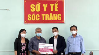 Công ty Dược phẩm S.Pharm hỗ trợ vật tư y tế chống dịch tại Sóc Trăng