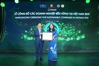 Traphaco vào Top 10 Doanh nghiệp bền vững Việt Nam 2021