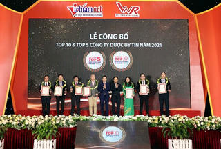 Traphaco lần thứ 2 liên tiếp là Công ty Đông dược uy tín nhất ngành Dược Việt Nam