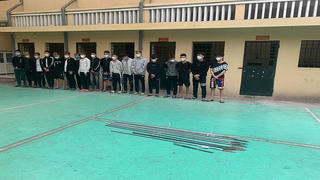 Kịp thời ngăn chặn 2 nhóm thanh niên mang hung khí giải quyết mâu thuẫn