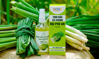  Tinh dầu sả chanh Đại Phú An đạt chứng nhận OCOP 3 sao là sản phẩm thuần thiên nhiên