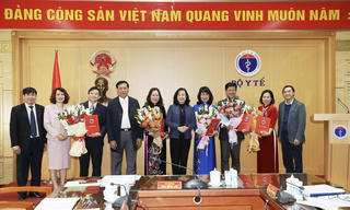 Bộ Y tế bổ nhiệm, bổ nhiệm lại loạt cán bộ