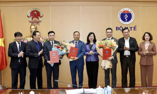 Bộ Y tế bổ nhiệm nhiều lãnh đạo chủ chốt