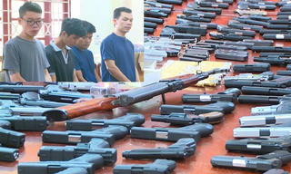 Phá đường dây mua bán hơn 2.000 khẩu súng qua mạng