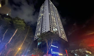 Cháy căn hộ tầng 25 toà nhà The Sun ở Hà Nội