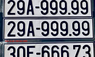  Biển kiểm soát ô tô sắp đấu giá có nhiều biển số đẹp được "săn" tìm