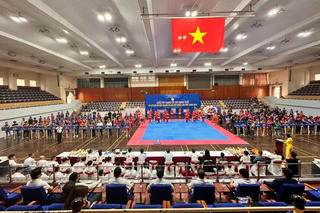 Dược phẩm AIKYA - TV.PHARM đồng hành Giải vô địch và vô địch trẻ Võ cổ truyền đối kháng Hà Nội 