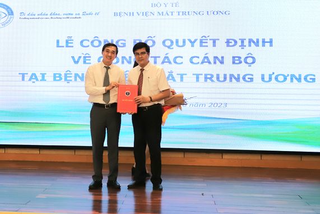 Phó Vụ trưởng Vụ Tổ chức cán bộ Bộ Y tế được giao điều hành Bệnh viện Mắt trung ương