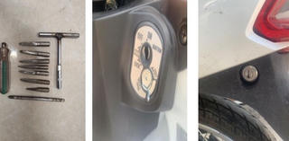 Đang mang xe trộm được đi cất giấu thì bị công an phát hiện