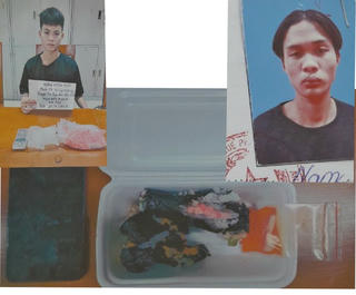 Giấu ma túy trong hộp cơm cuộn đi giao cho khách thì bị bắt