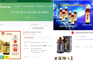 Loạt sản phẩm “Yoho Mekabu Fucoidan” chưa được cấp phép vẫn bán tràn lan trên các sàn thương mại điện tử