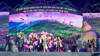 Chợ Phong lưu Khâu Vai được công nhận là di sản văn hóa phi vật thể quốc gia 