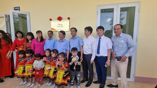 Sa Pa ( Lào Cai) khánh thành và bàn giao Trường mầm non xã Trung Chải