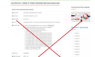 Nha Khoa Kim cảnh báo tình trạng bị mạo danh để lừa đảo
