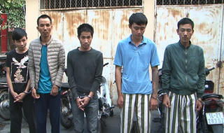 Quảng Ninh bắt 5 đối tượng chuyên trộm xe máy liên tỉnh