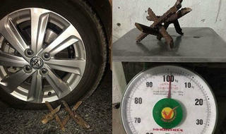 Bức xúc trước những bẫy chông sắt 'khủng' trên quốc lộ 18