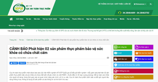 Phát hiện 2 sản phẩm thực phẩm bảo vệ sức khoẻ “bổ thận” có chứa chất cấm