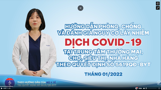 Bộ Y tế khuyến cáo người dân cần thực hiện các biện pháp phòng chống dịch bệnh COVID-19 khi đi mua sắm