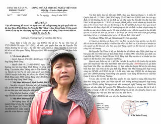 Sa Pa: Đề xuất vị trí đất tái định cư cho gia đình bà Nguyễn Thị Thắm sau gần 20 năm đấu tranh đòi quyền lợi