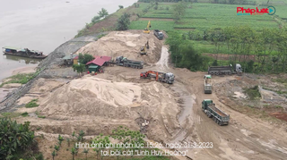 Yên Bái: Doanh nghiệp mua bán cát trái phép “bất chấp” sự vào cuộc của cơ quan chức năng