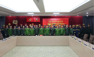 Đoàn công tác Bộ Công an lên đường sang Myanmar thực hiện nhiệm vụ cao cả