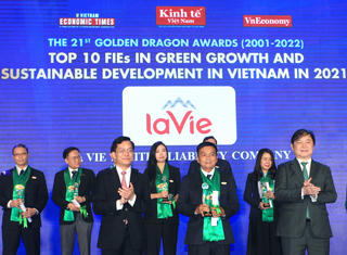 La Vie vào Top 10 Doanh nghiệp FDI phát triển bền vững