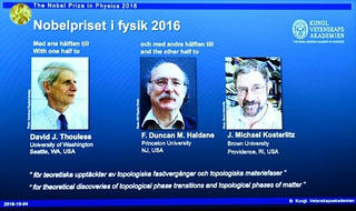 3 nhà khoa học Anh giành giải Nobel vật lý 