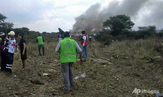 Máy bay rơi ở Mexico, may mắn không có người thiệt mạng