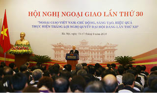 Tổng Bí thư Nguyễn Phú Trọng: Nhà ngoại giao không được để vướng vào tham nhũng, tiêu cực
