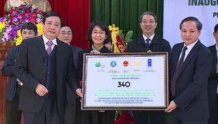 Bàn giao 340 căn nhà chống bão lụt cho người dân tỉnh Thanh Hóa