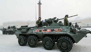 Hoành tráng lễ diễu binh của Nga kỷ niệm 75 năm giải phóng Leningrad 