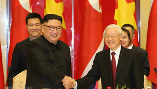 Tổng Bí thư, Chủ tịch nước gửi điện mừng lãnh đạo Triều Tiên