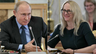 Tổng thống Nga Putin có hành động bất ngờ với nữ nhà báo Mỹ 